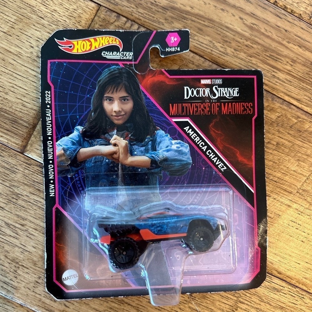 Hot Wheels Kids 1:64 America Chavez Car Blue Doctor Strange Multiverse Marvel